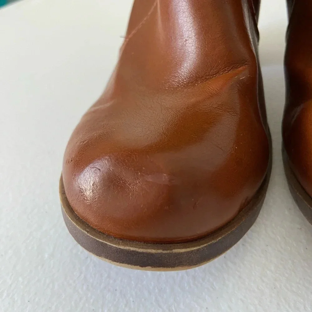 Arizona Jean Co. women’s patterned fabric heeled ankle boots — size‎ 7.5